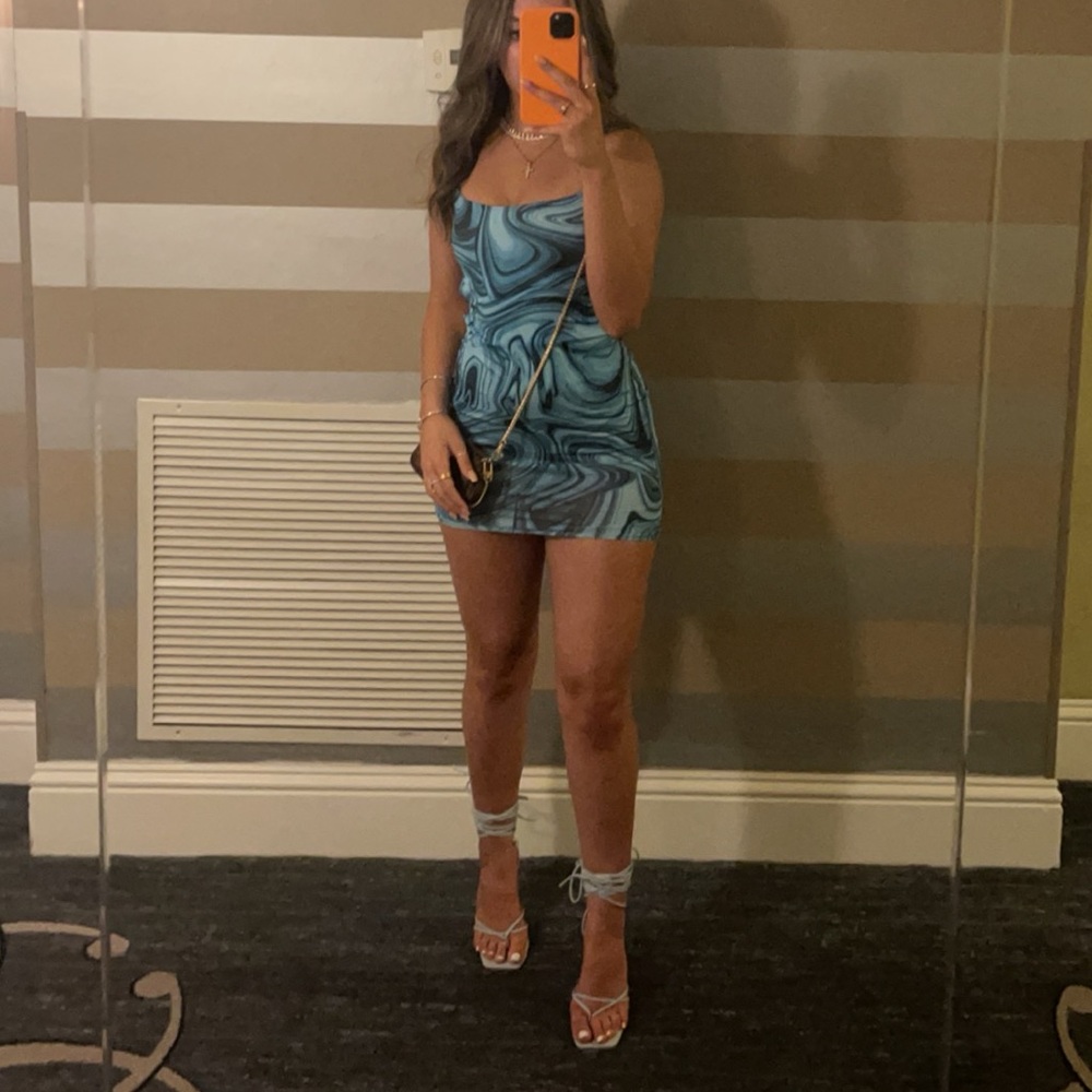 Women's Strappy Heels - Light Blue